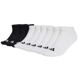 adidas Unisex Sneaker Socks, 9-pack - Cushioned Essentials Low Socks, Logo, Padded, Solid Color