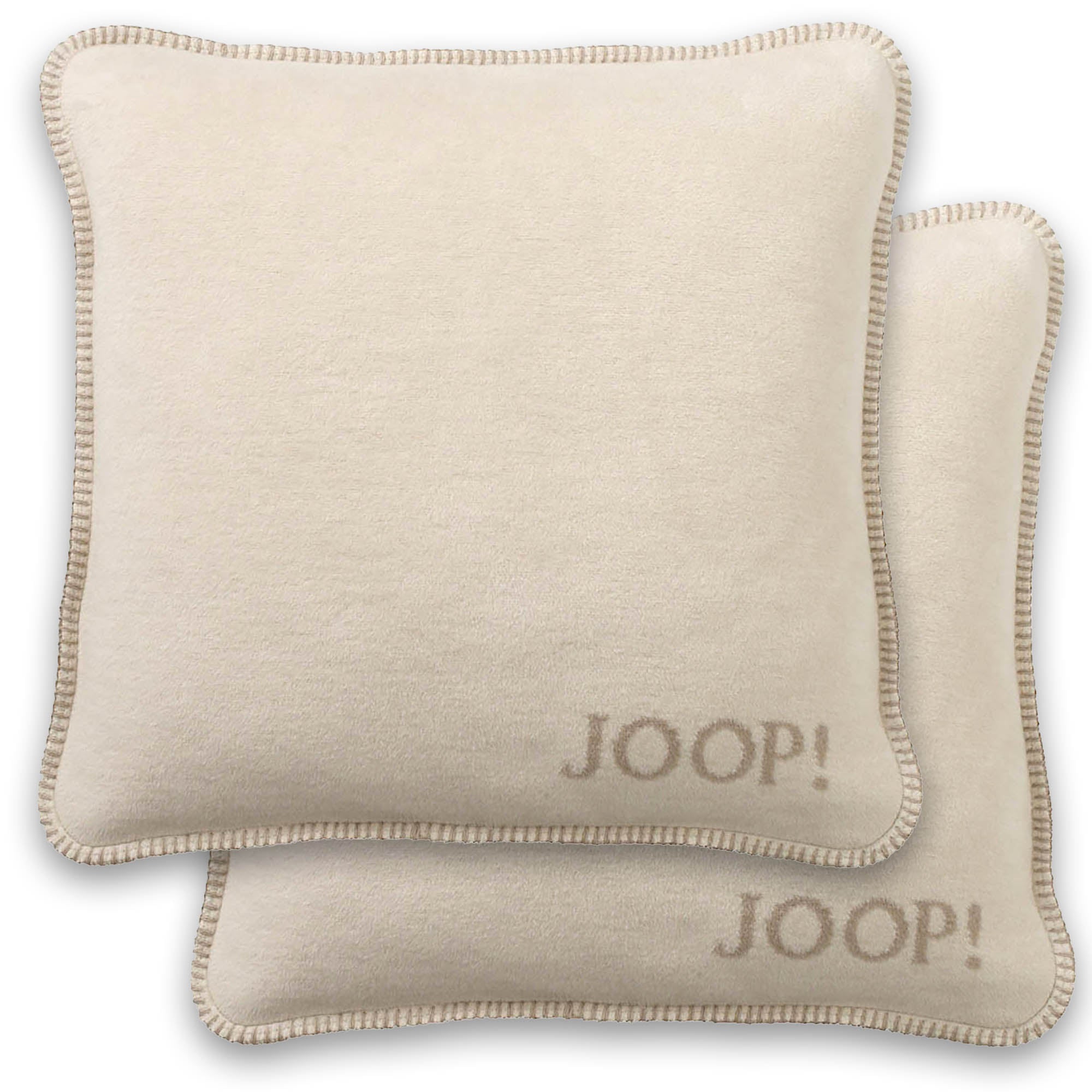 JOOP! cushion cover, 2-pack - UDF Doubleface, 50x50 cm, logo