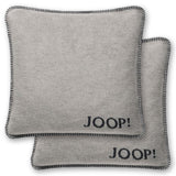 JOOP! cushion cover, 2-pack - UDF Doubleface, 50x50 cm, logo