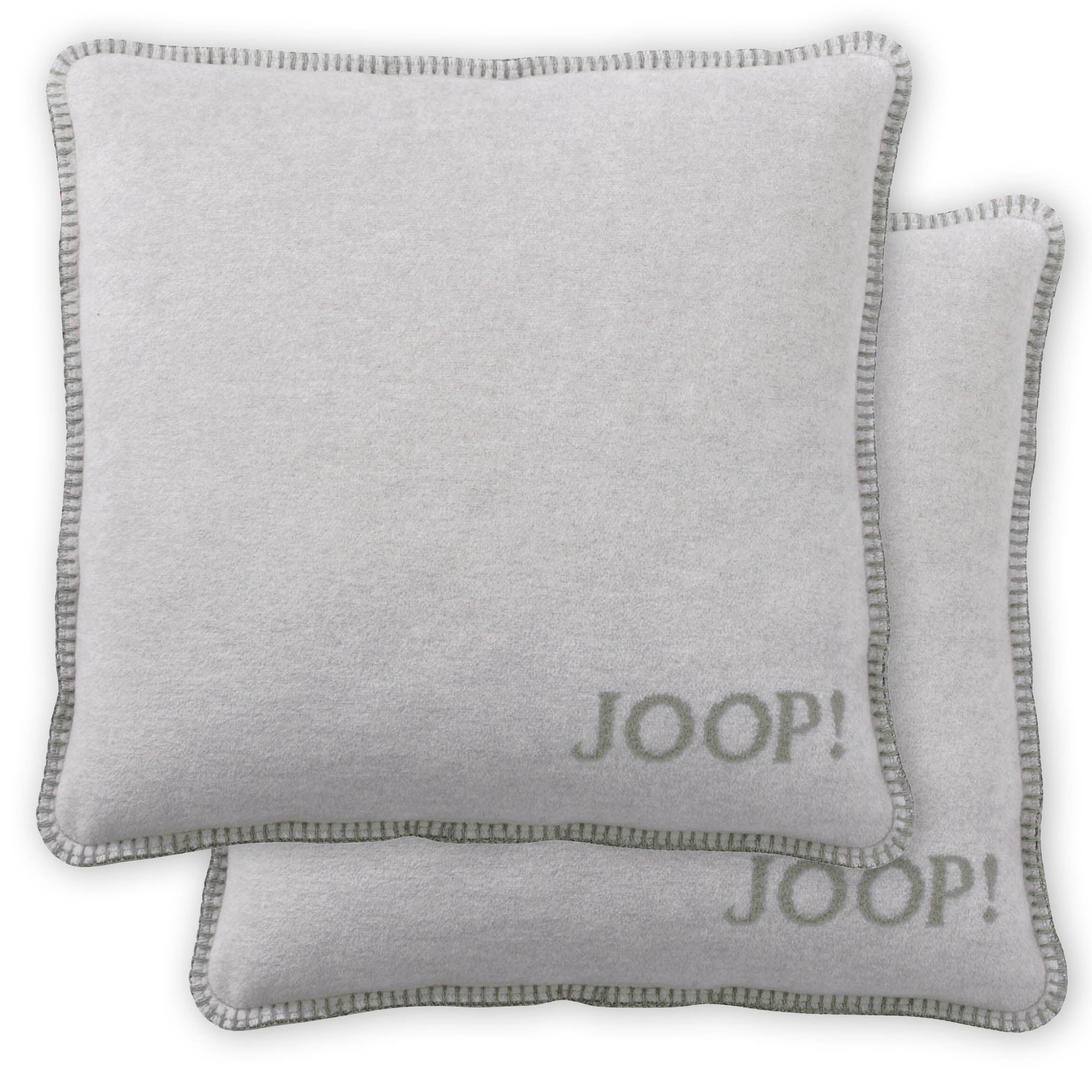 JOOP! cushion cover, 2-pack - UDF Doubleface, 50x50 cm, logo
