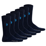 U.S. POLO ASSN. Men's socks, 6-pack - business socks, cotton mix