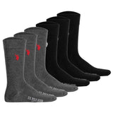 U.S. POLO ASSN. Men's socks, 6-pack - business socks, cotton mix