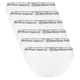 Bamboo basics ladies briefs YARA, 6-pack - Logo waistband, breathable, Single Jersey