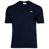 LACOSTE Herren T-Shirt, Rundhals - Classic Fit, Baumwolle, Logo, einfarbig