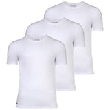 LACOSTE Herren T-Shirts, 3er Pack - Essentials, Rundhals, Slim Fit, Baumwolle, einfarbig
