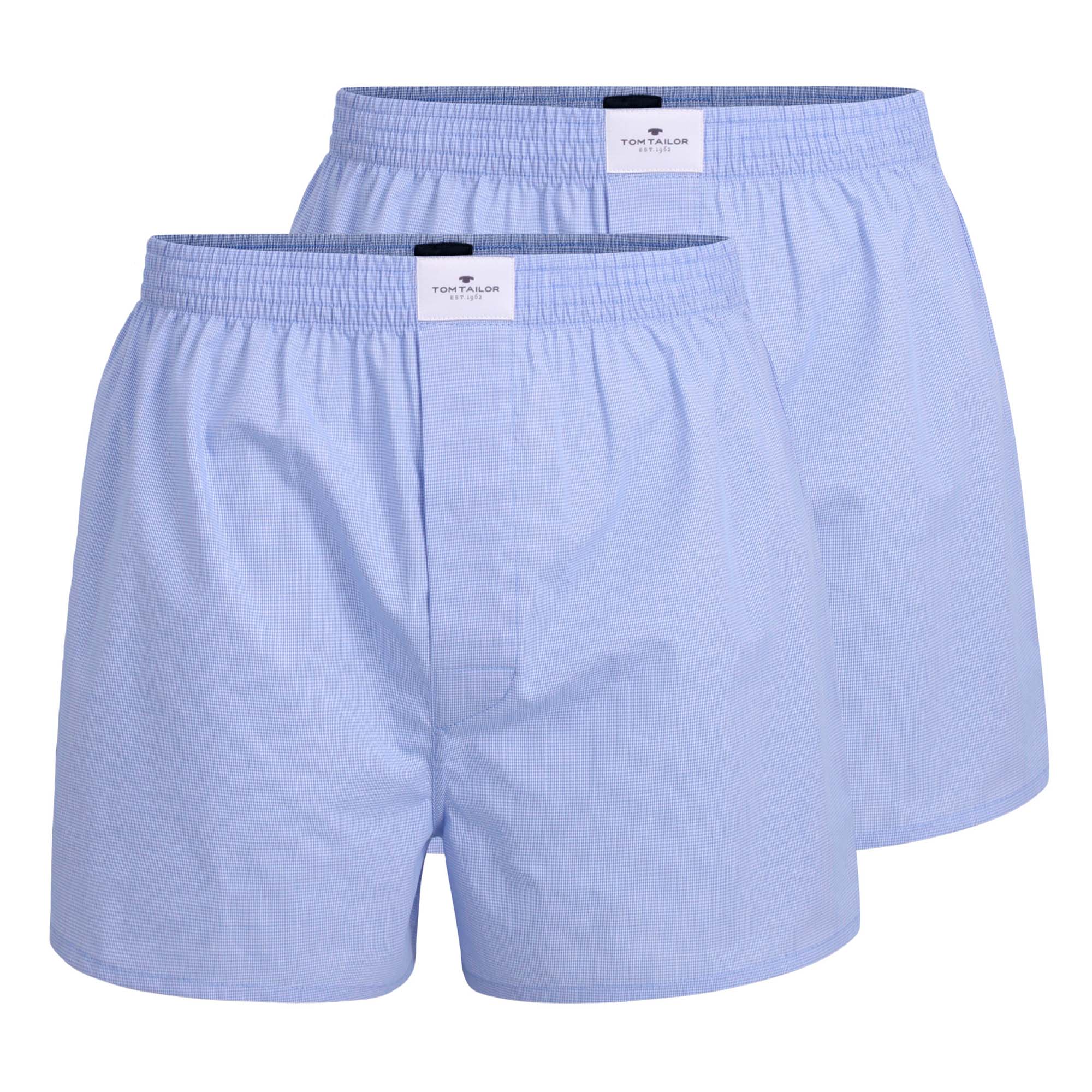 TOM TAILOR Men’s Woven Boxers, 2-Pack - Dakota, Cotton, Poplin