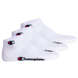 Champion Unisex Socken, 3er Pack - Quarter Socken, Basic, Logo