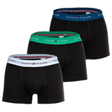 TOMMY HILFIGER Herren Boxershorts, 3er Pack - Trunks, Logo, Cotton Stretch