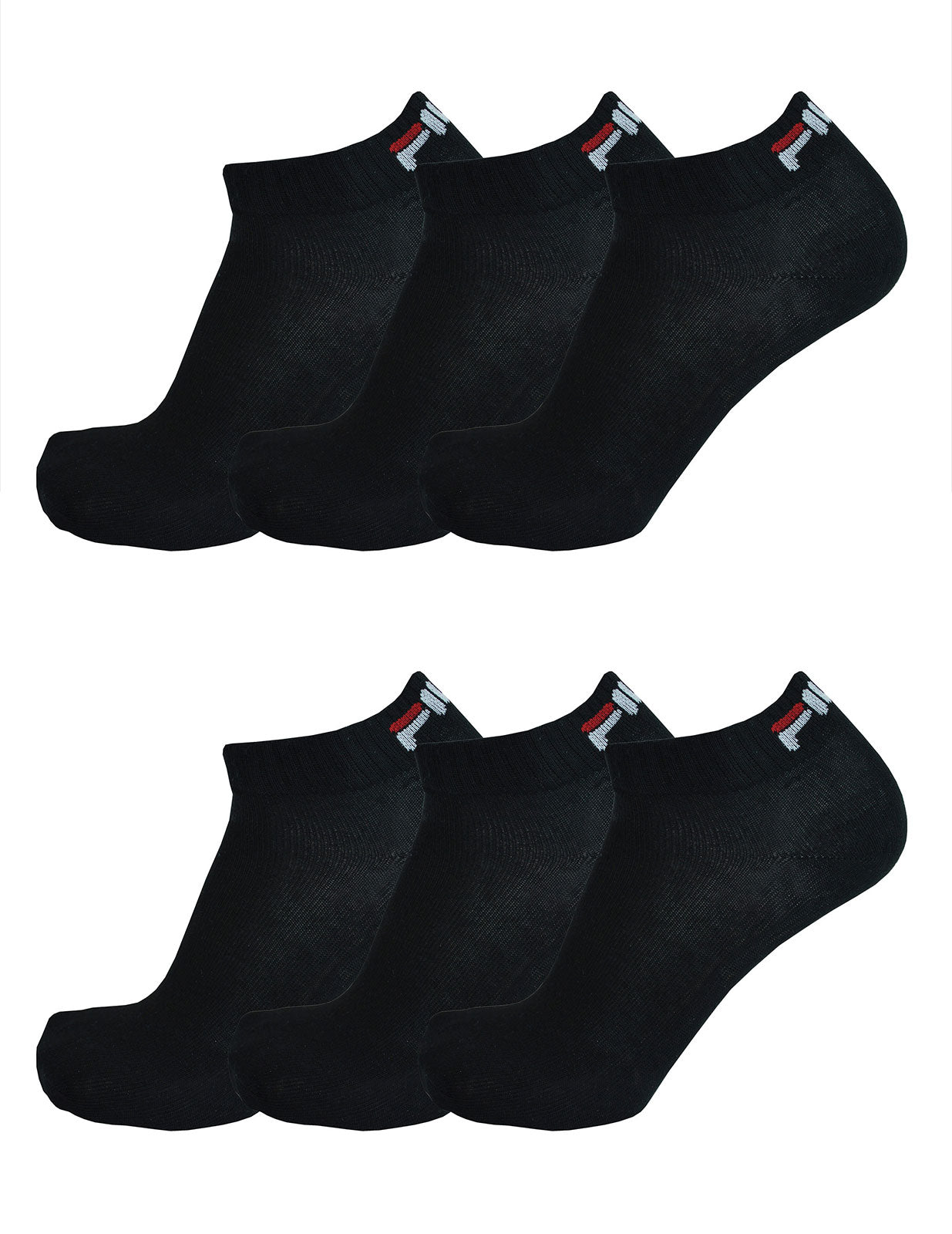 Fila 6 Paar Socken Quarter Sneakers Unisex 35-46 Trainer Socks - mehrere Farben