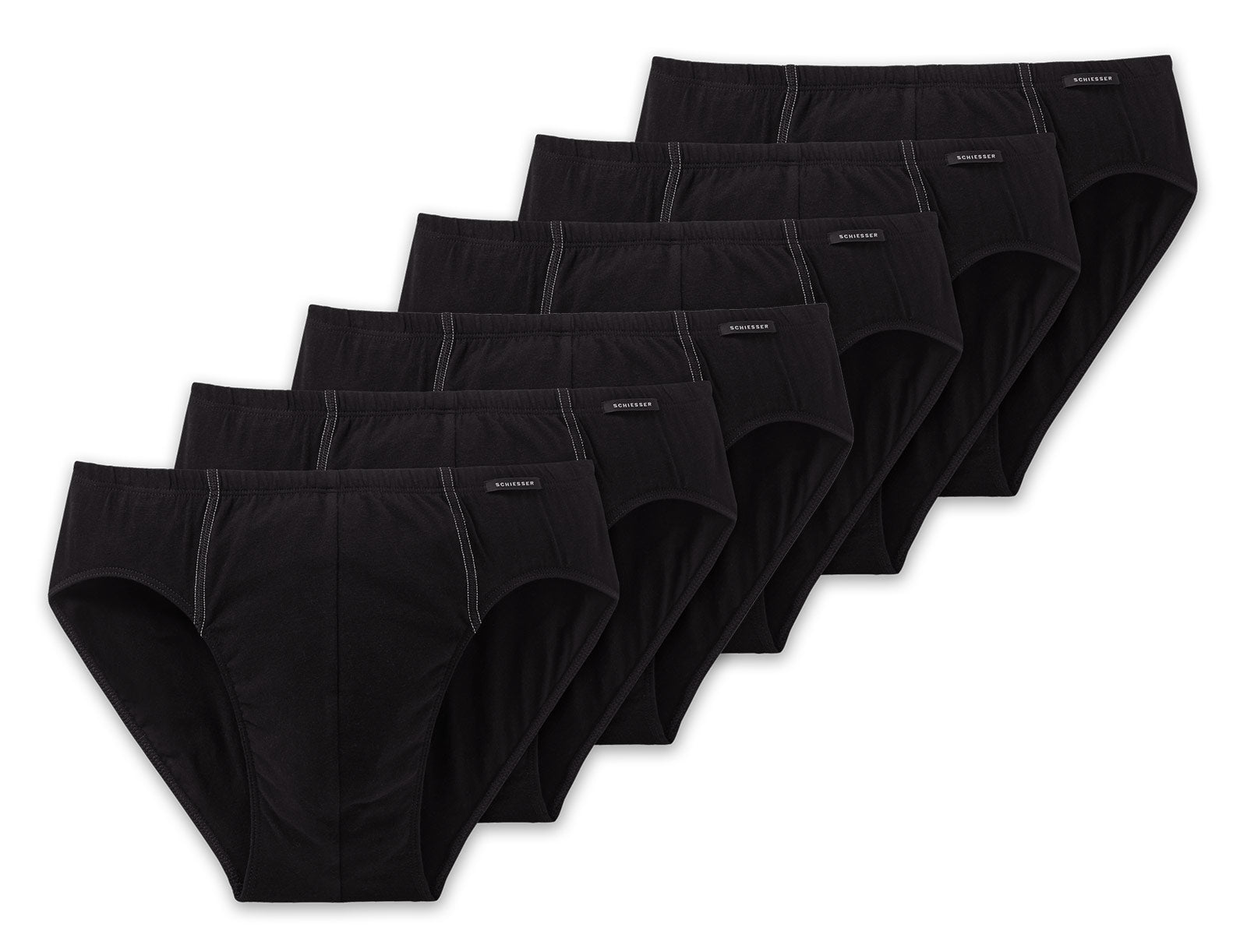 Schiesser Herren Supermini 6er Pack, 6 Slips im Vorteilspack, S,M,L,XL,XXL