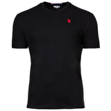 U.S. POLO ASSN. Herren T-Shirt - Rundhals, Logo-Stickerei, Baumwolle