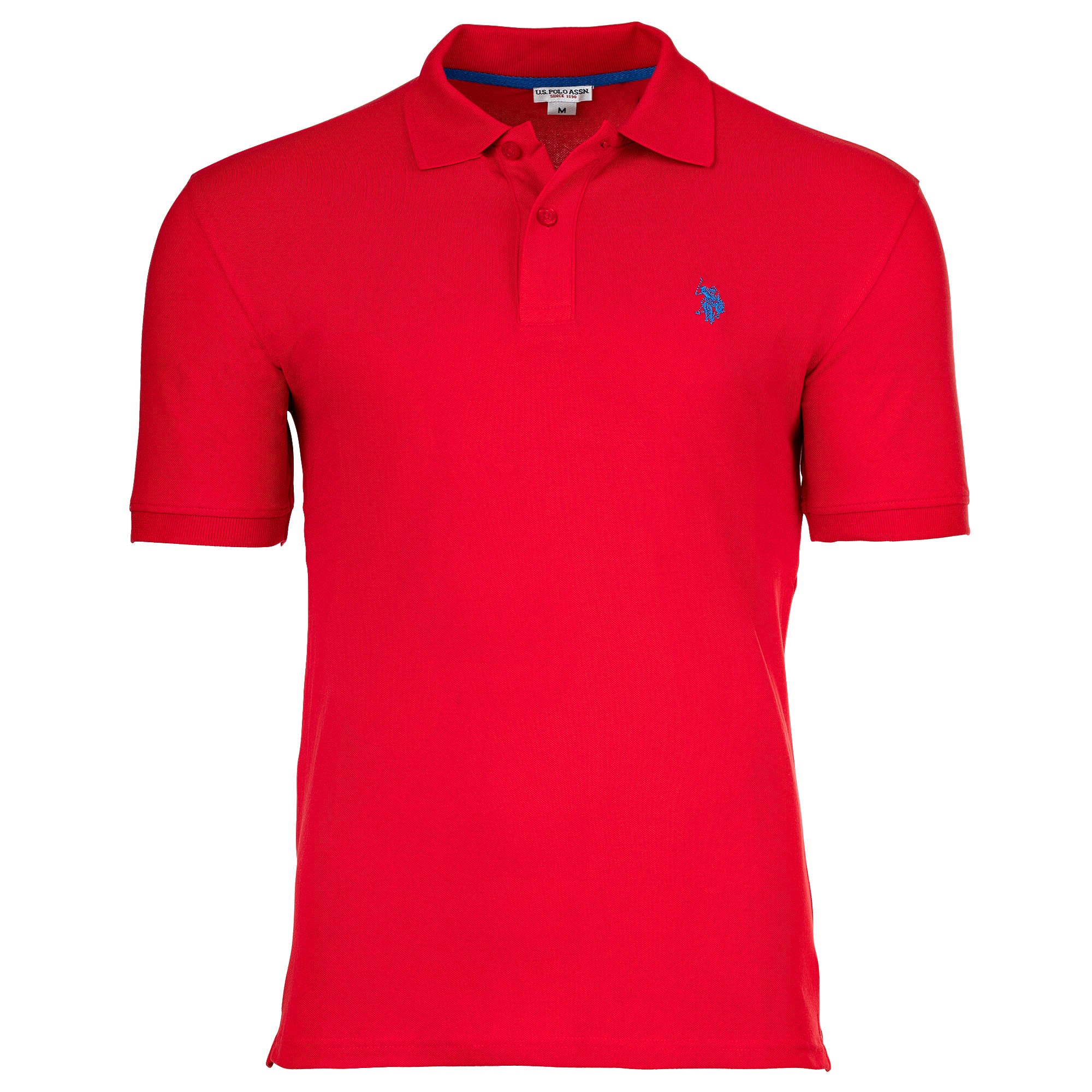 U.S. POLO ASSN. Herren Poloshirt - Piquet, Logo-Stickerei, Cotton Stretch