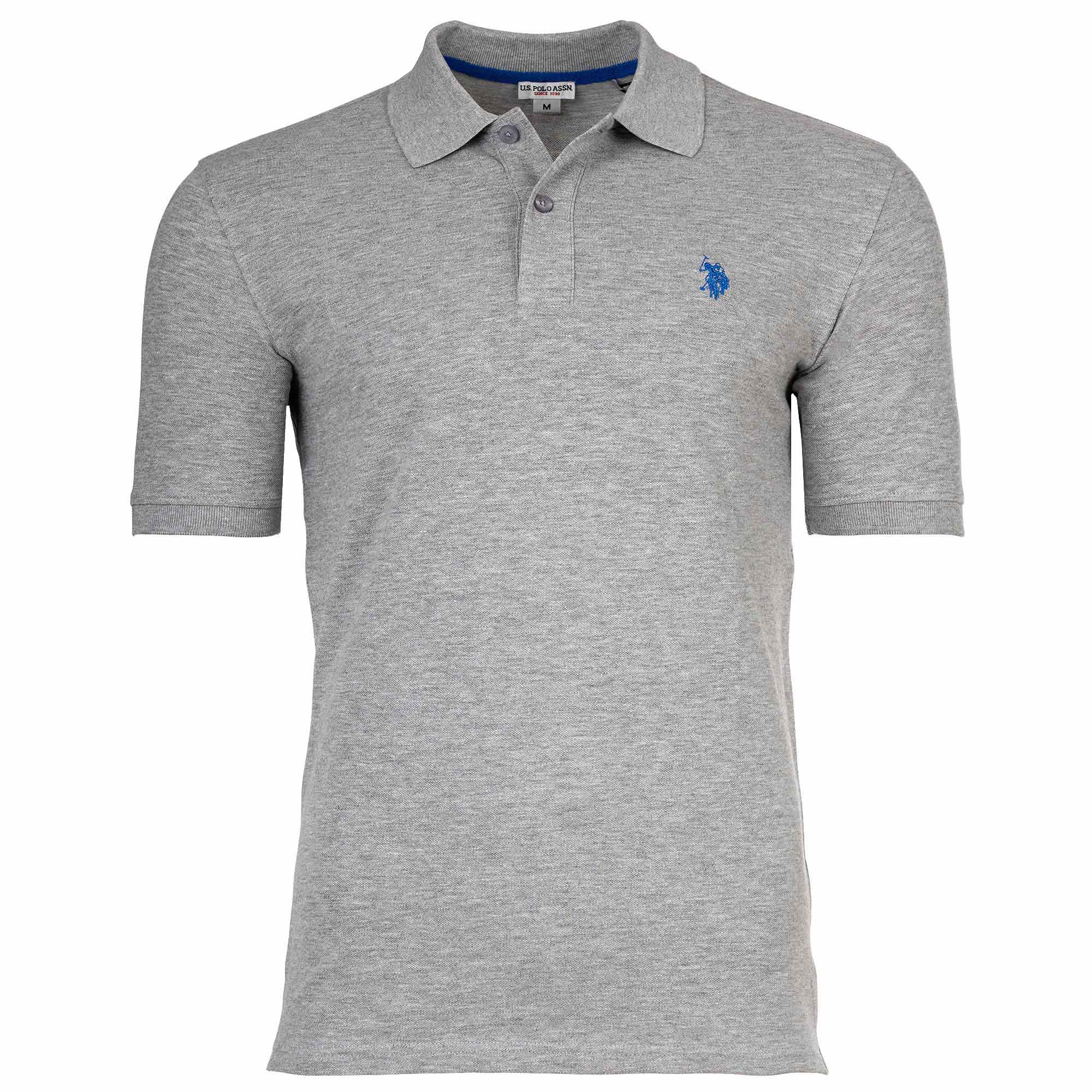 U.S. POLO ASSN. Herren Poloshirt - Piquet, Logo-Stickerei, Cotton Stretch