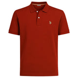 U.S. POLO ASSN. Herren Poloshirt - Piquet, Logo-Stickerei, Cotton Stretch