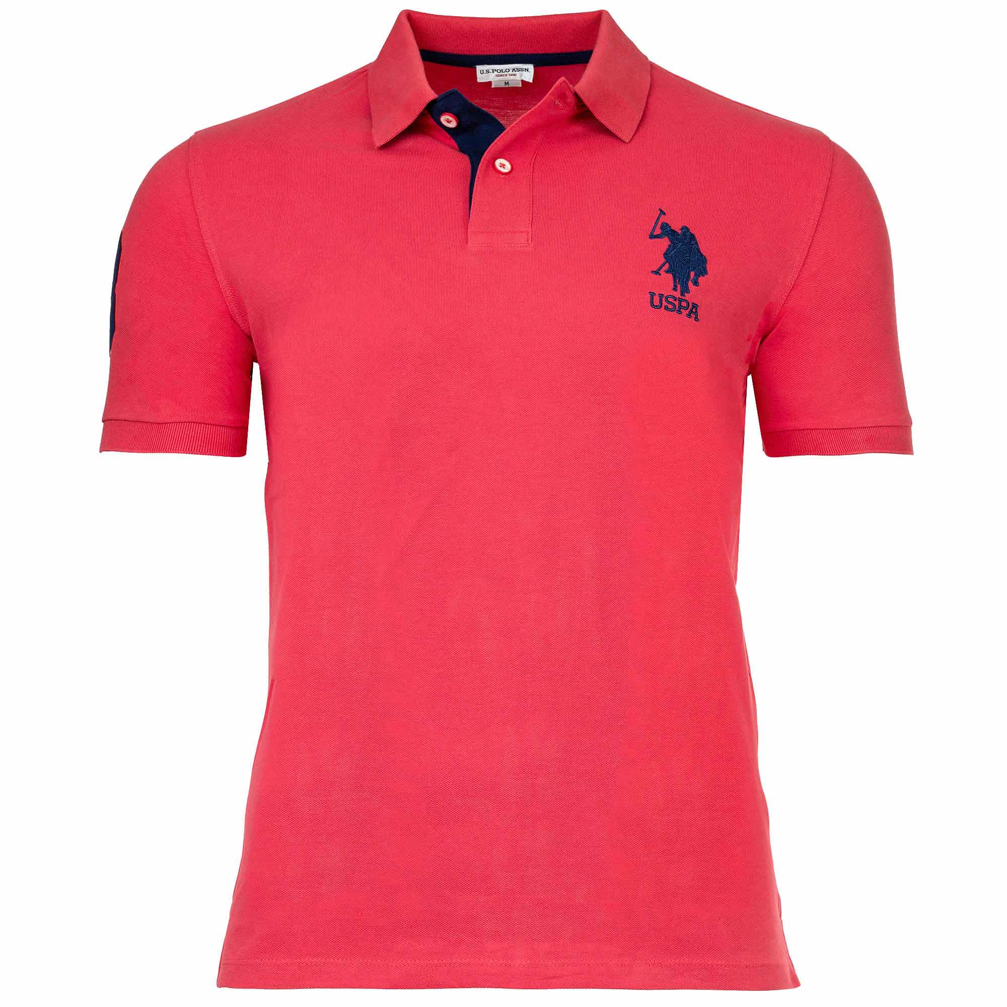 U.S. POLO ASSN. Herren Poloshirt - Kory, Basic, Piquet, Logo, Applikation, Cotton