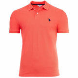 U.S. POLO ASSN. Men's Polo Shirt - Carded Piquet, Embroidered Logo, Cotton