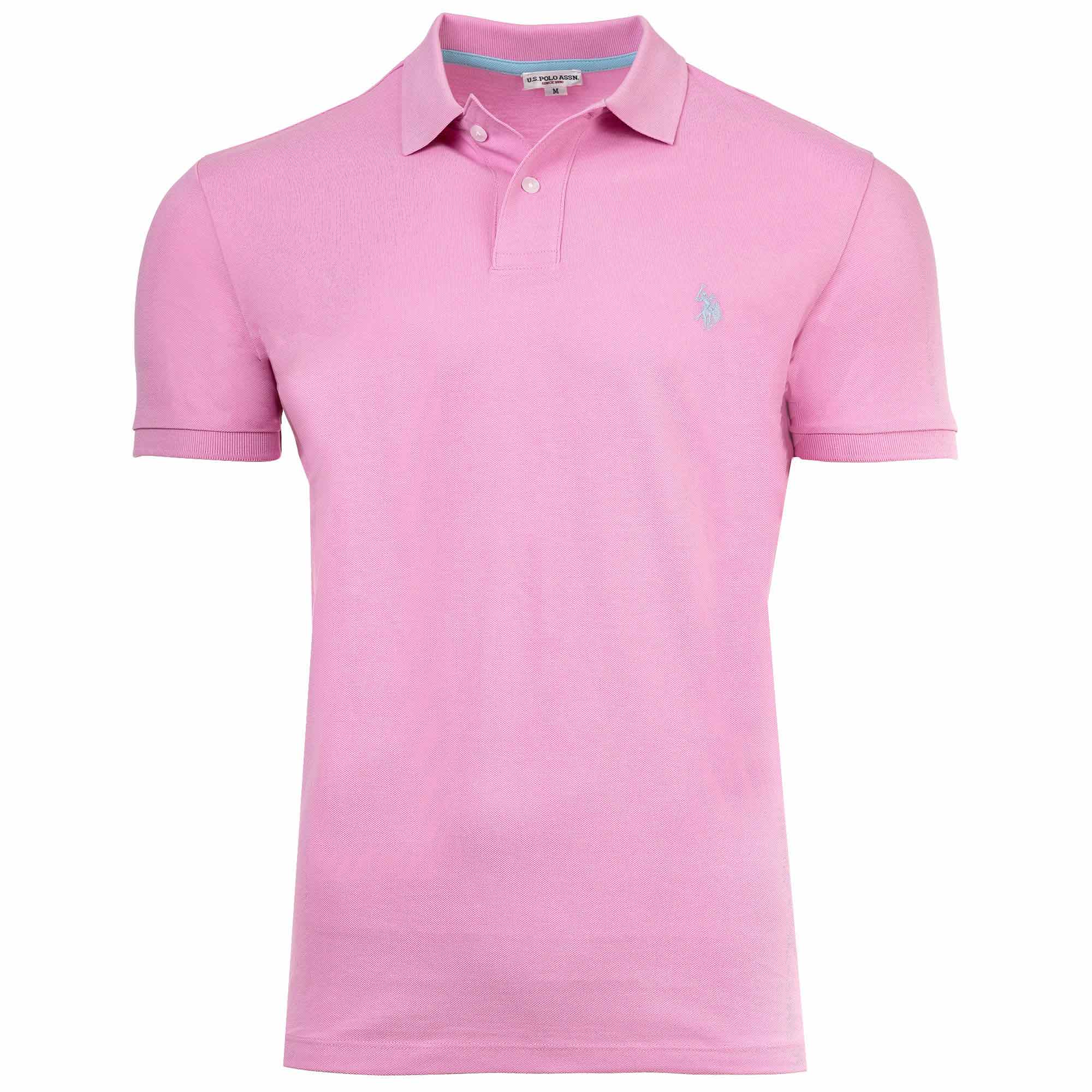 U.S. POLO ASSN. Herren Poloshirt - Carded Piquet, Logo-Stickerei, Baumwolle