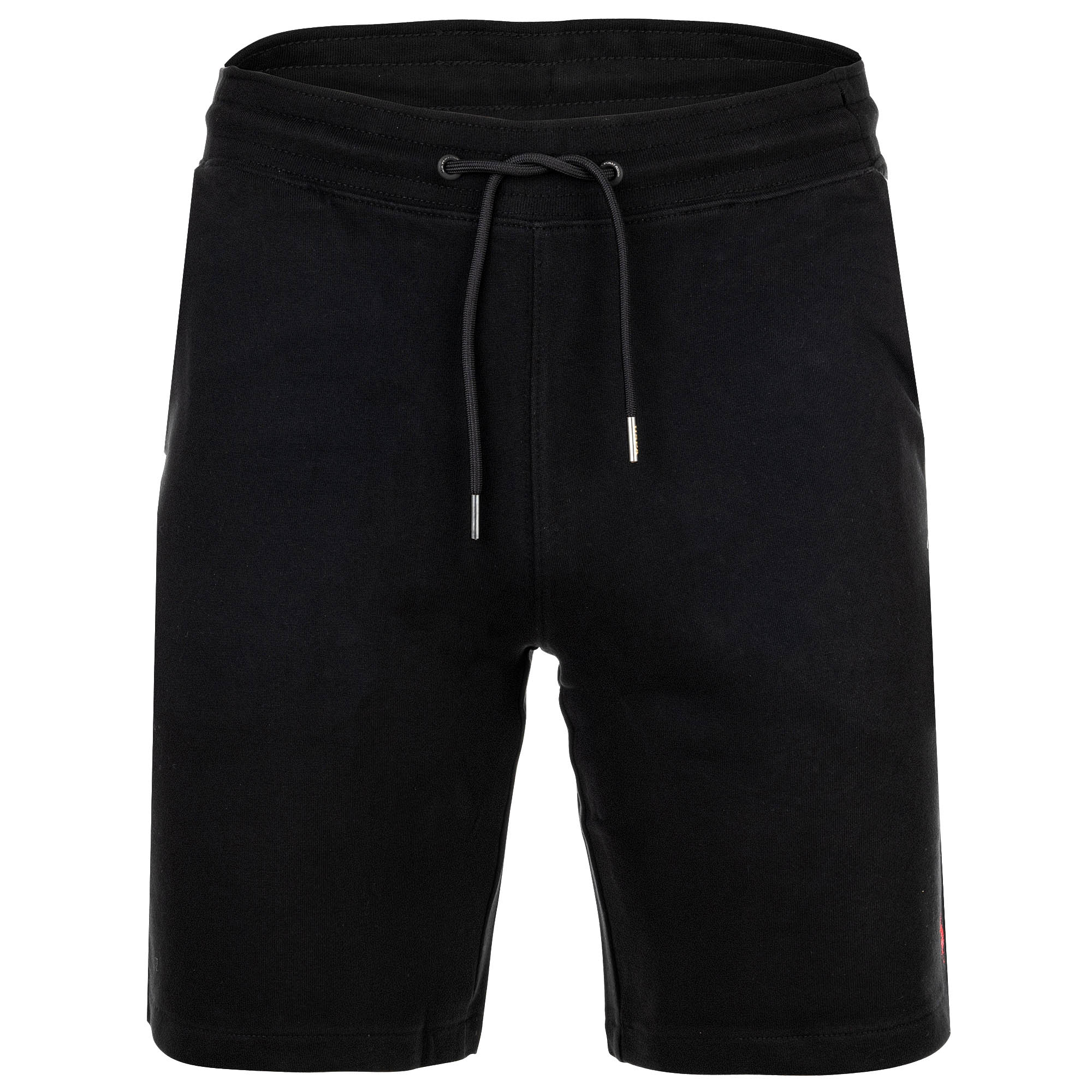 U.S. POLO ASSN. Herren Sweatshort - Diagonal Fleece Carbon Finish, Baumwolle, einfarbig