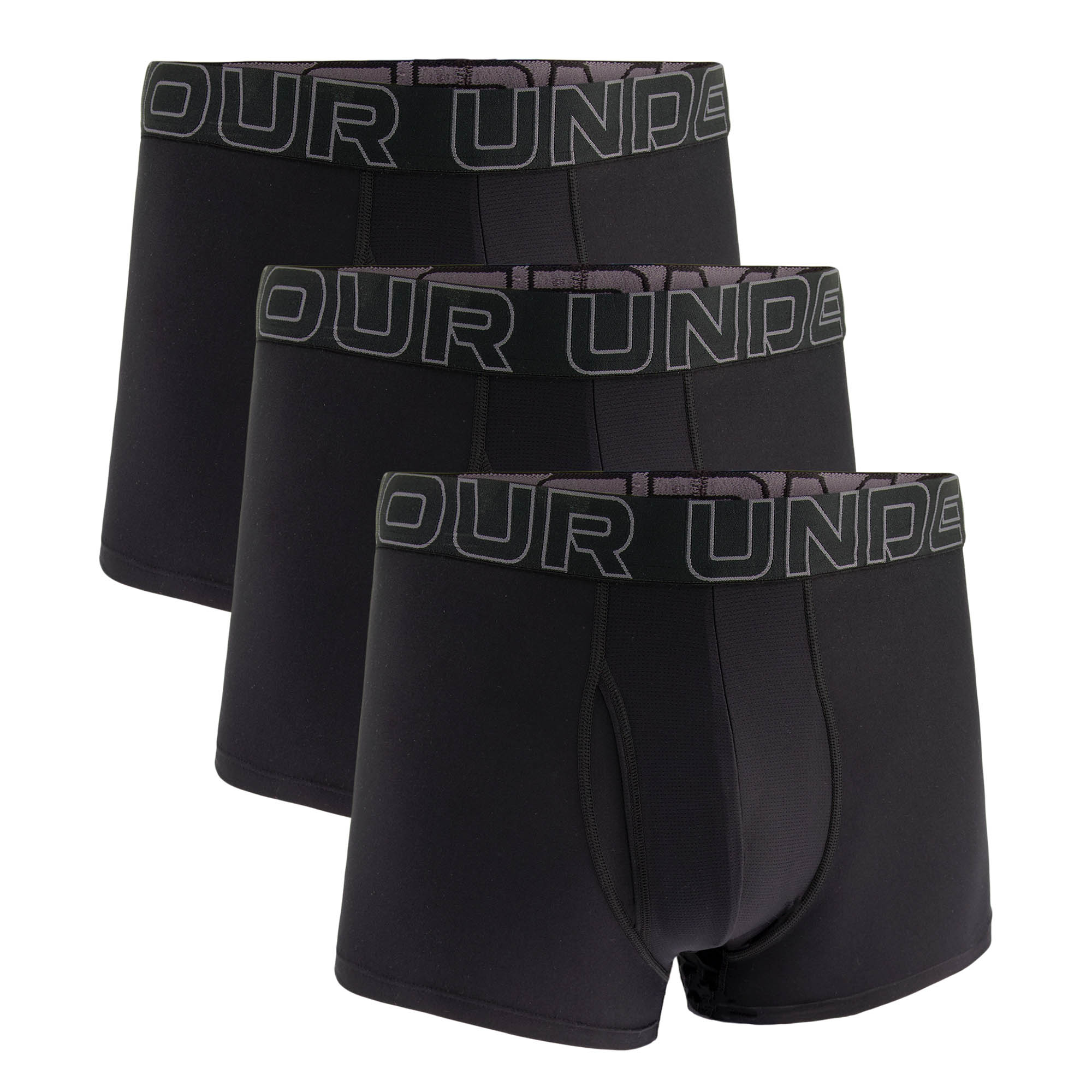 UNDER ARMOUR Herren Boxershorts, 3er Pack - Performance Tech Trunks Solid 3 in, Stretch, einfarbig
