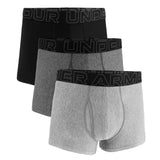 UNDER ARMOUR men's boxer shorts, 3-pack - Performance Tech Trunks Solid 3 in, stretch, solid color