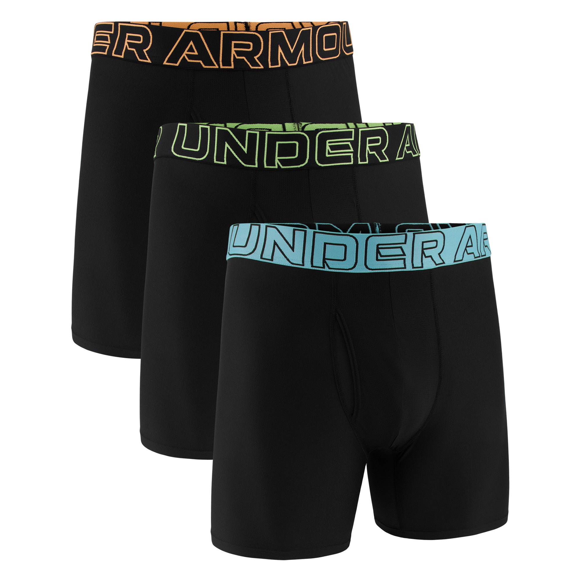 UNDER ARMOUR Herren Boxershorts, 3er Pack - Performance Tech Boxer Briefs Solid 6 in, Stretch, einfarbig