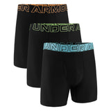 UNDER ARMOUR Herren Boxershorts, 3er Pack - Performance Tech Boxer Briefs Solid 6 in, Stretch, einfarbig