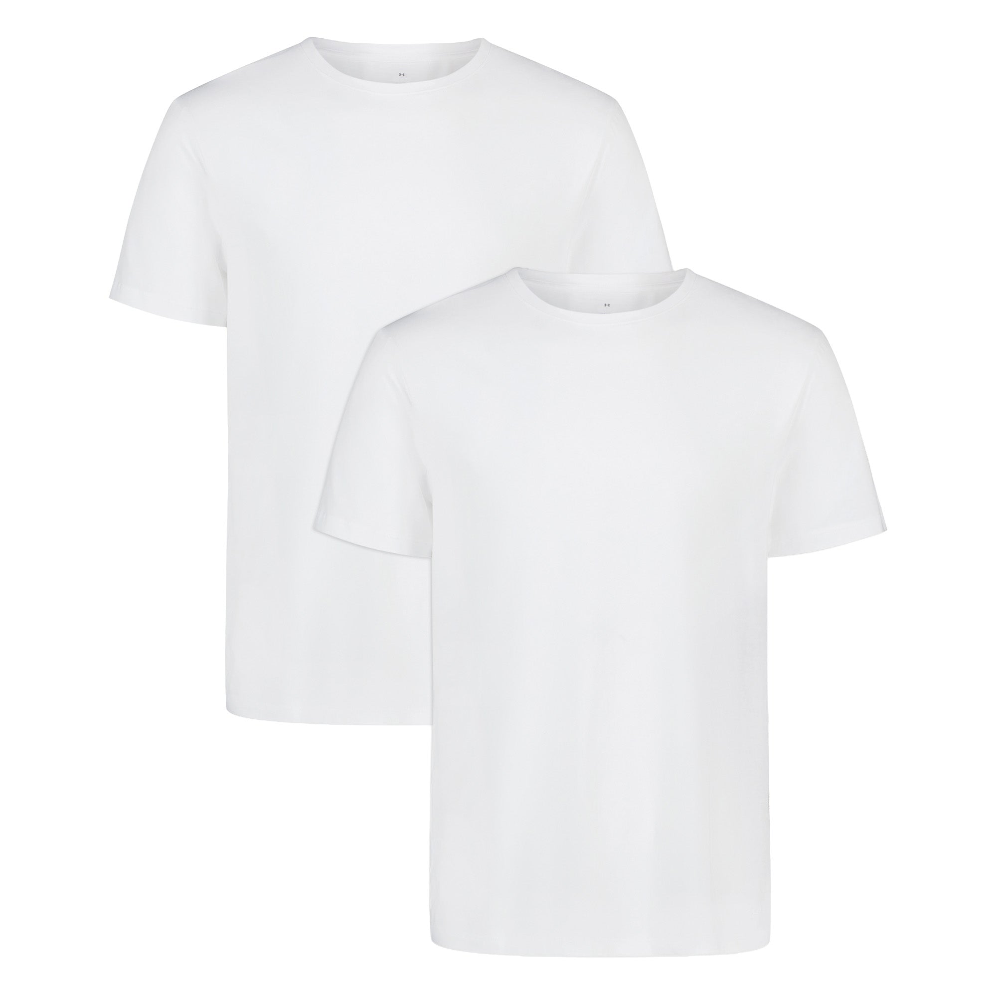 Under Armour Herren T-Shirt, 2er Pack - Performance Cotton Undershirts, einfarbig, Rundhals, Stretch