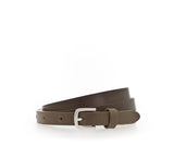 Vanzetti Women's Belt - narrow Leather Belt, Metal Buckle