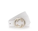 Vanzetti Ladies Belt - Leather Belt, Double Buckle, Unicoloured