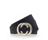 Vanzetti Ladies Belt - Leather Belt, Double Buckle, Unicoloured