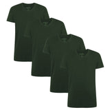Bamboo basics Herren T-Shirt VELO, 4er Pack - Unterhemd, V-Neck, Single Jersey