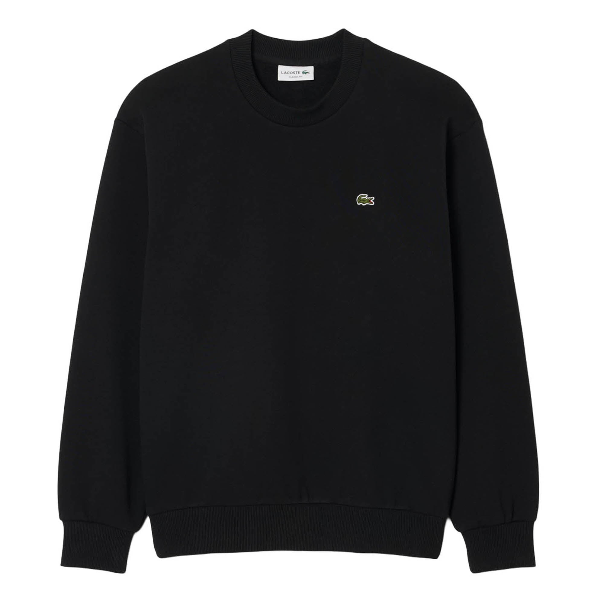 LACOSTE Herren Sweatshirt - Fleece Sweatshirt, Rundhals, Regular Fit