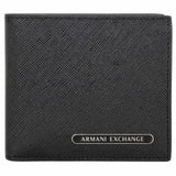 A|X ARMANI EXCHANGE Men's Wallet - Barcelona Bifold, Wallet, Genuine Leather, 10x12x2cm (H x W x D)