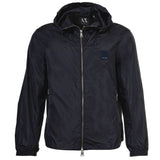 AIX ARMANI EXCHANGE Men's Windbreaker - Transition jacket with hood, blouson, zipper, logo