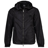 AIX ARMANI EXCHANGE Men's Windbreaker - Transition jacket with hood, blouson, zipper, logo