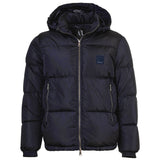 A|X ARMANI EXCHANGE Men's Down Jacket - Quilted jacket with hood, zipper, real down, warm lining