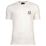 A|X ARMANI EXCHANGE Men's T-Shirt - Round Neck, Short Sleeves, Logo Embroidery, Cotton