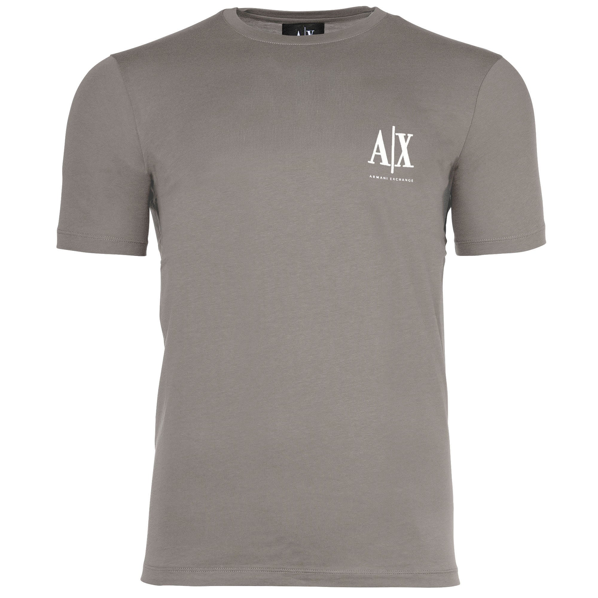 A|X ARMANI EXCHANGE Men's T-Shirt - Round Neck, Short Sleeves, Logo Embroidery, Cotton