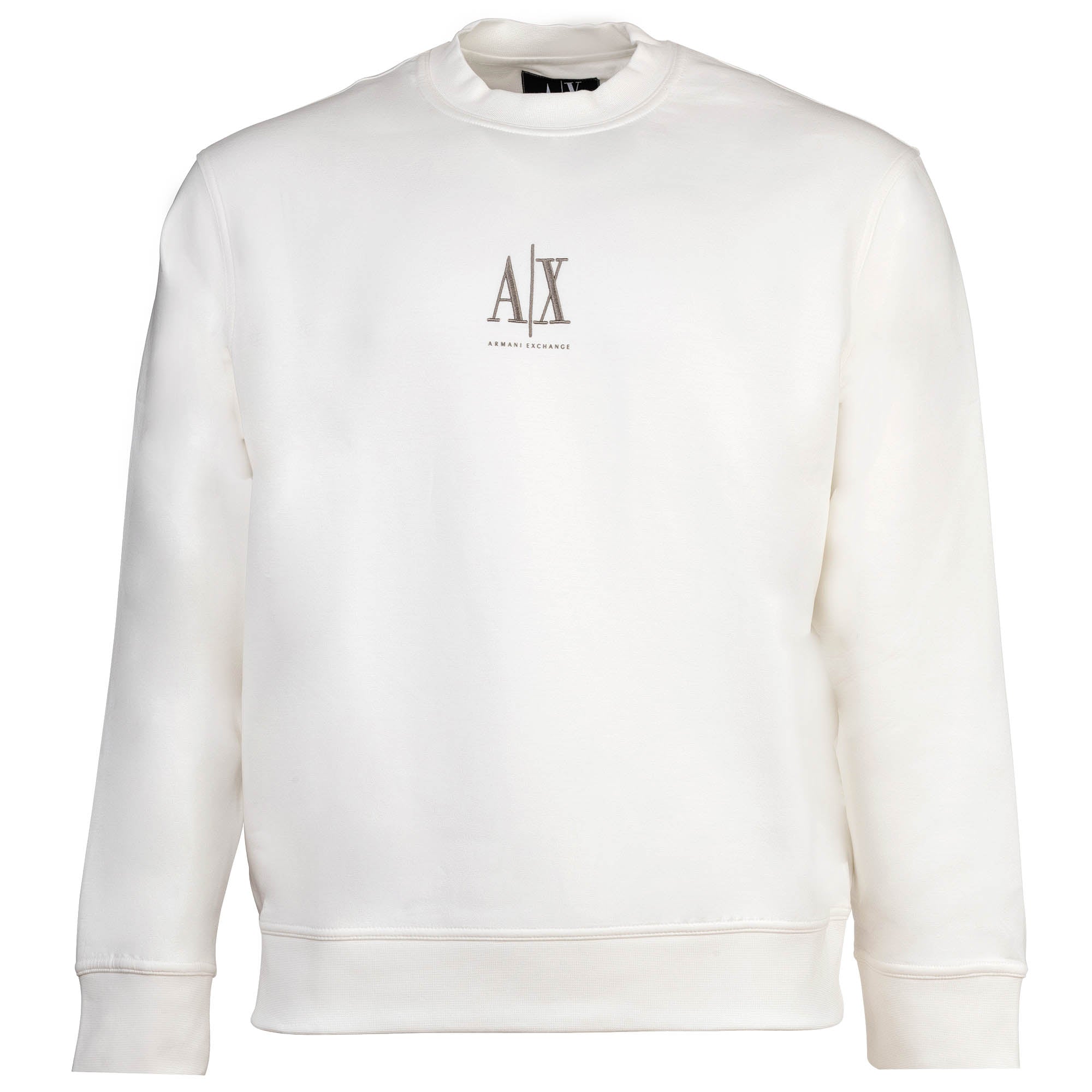 A|X ARMANI EXCHANGE Herren Sweatshirt - Pullover, Rundhals, Logo, Baumwoll-Mix
