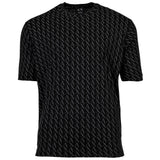 A|X ARMANI EXCHANGE Men's T-shirt - Round neck, all-over logo print, cotton