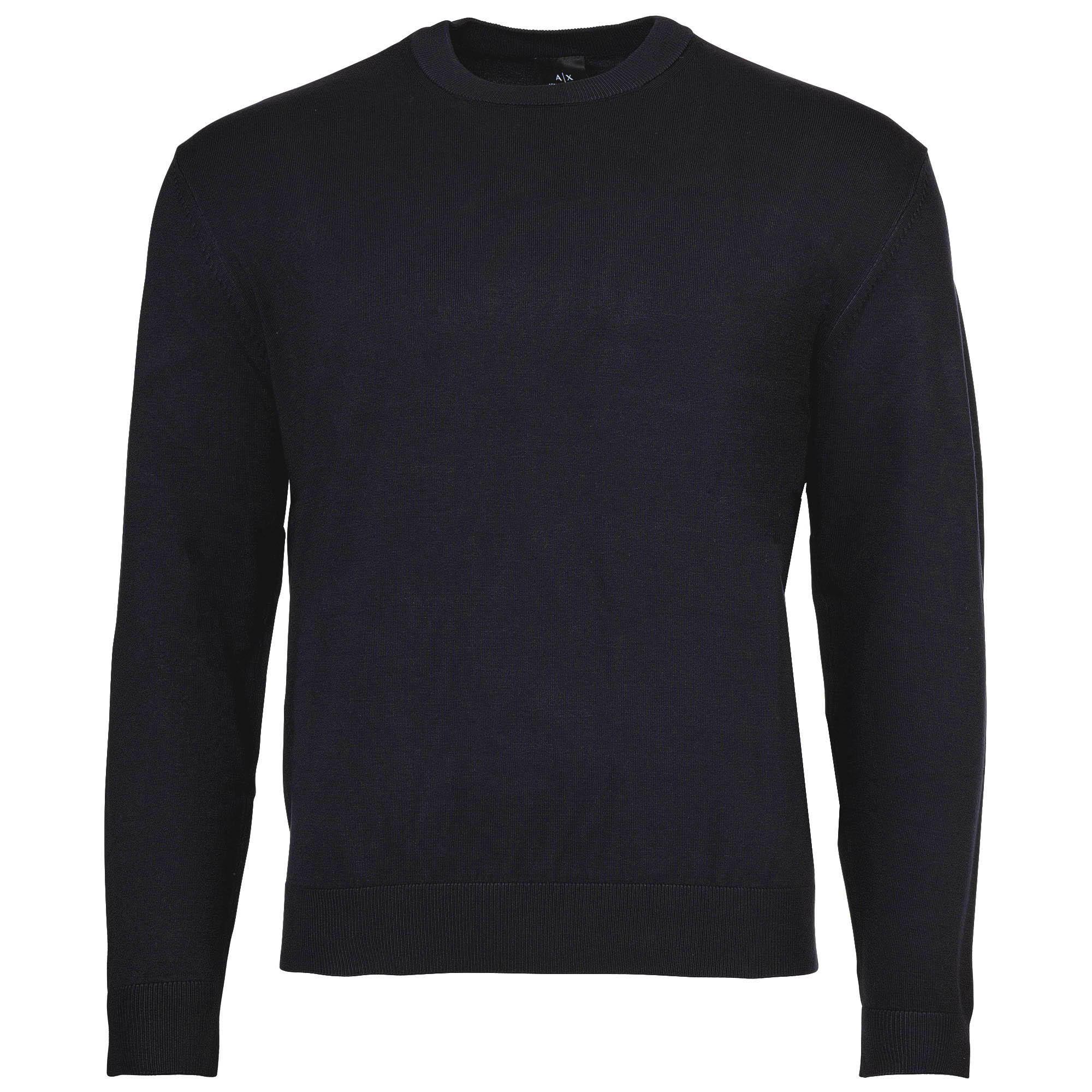 A|X ARMANI EXCHANGE Herren Strickpullover - Rundhals, Basic, einfarbig