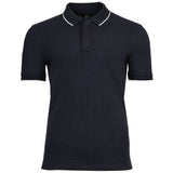 A|X ARMANI EXCHANGE Herren Poloshirt - Hidden Buttons, Baumwolle, Kontraststreifen