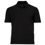 A|X ARMANI EXCHANGE Men's Polo Shirt - Button Placket, All-Over Jacquard, Cotton