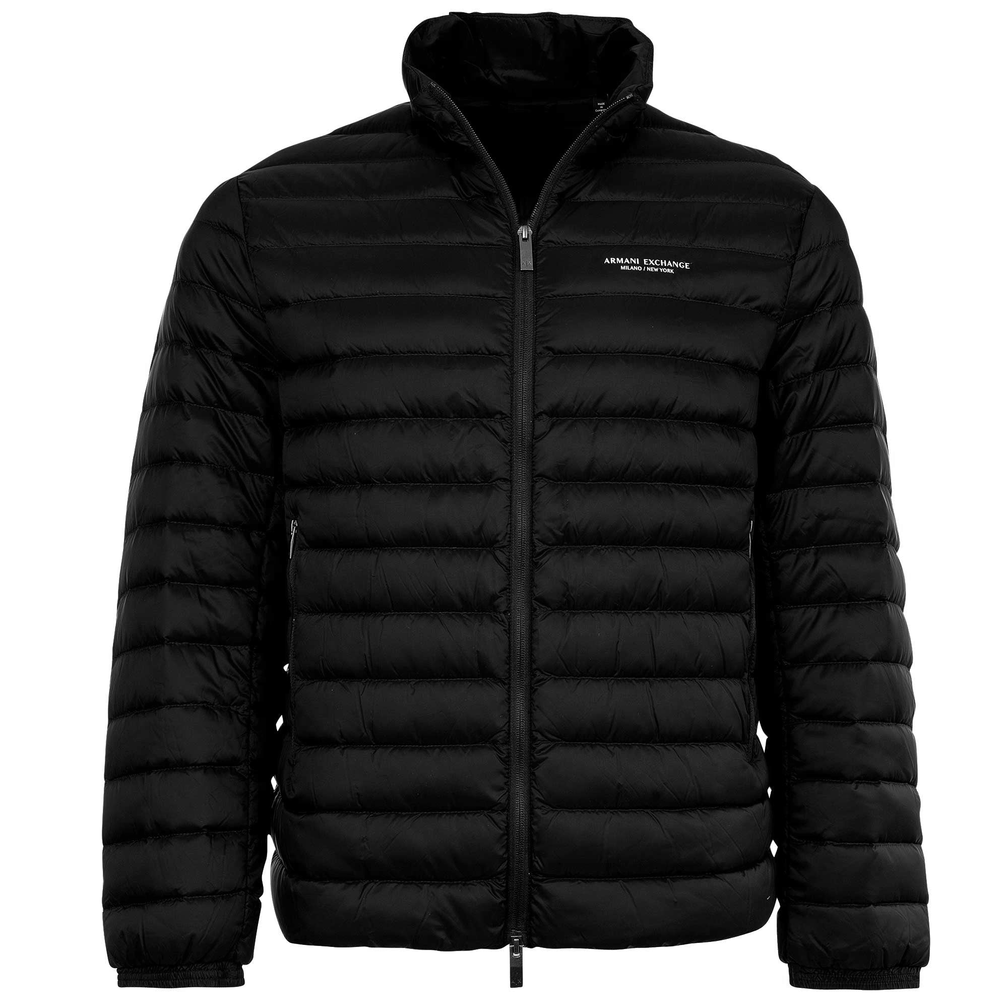 A|X ARMANI EXCHANGE Herren Daunenjacke gesteppt - Steppjacke, Stehkragen, Regular Fit