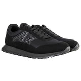 A|X ARMANI EXCHANGE Men's Sneaker – Microsuede, Mesh, Retro, Logo