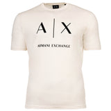 A|X ARMANI EXCHANGE Herren T-Shirt - Rundhals, Kurzarm, Logoprint, Baumwolle
