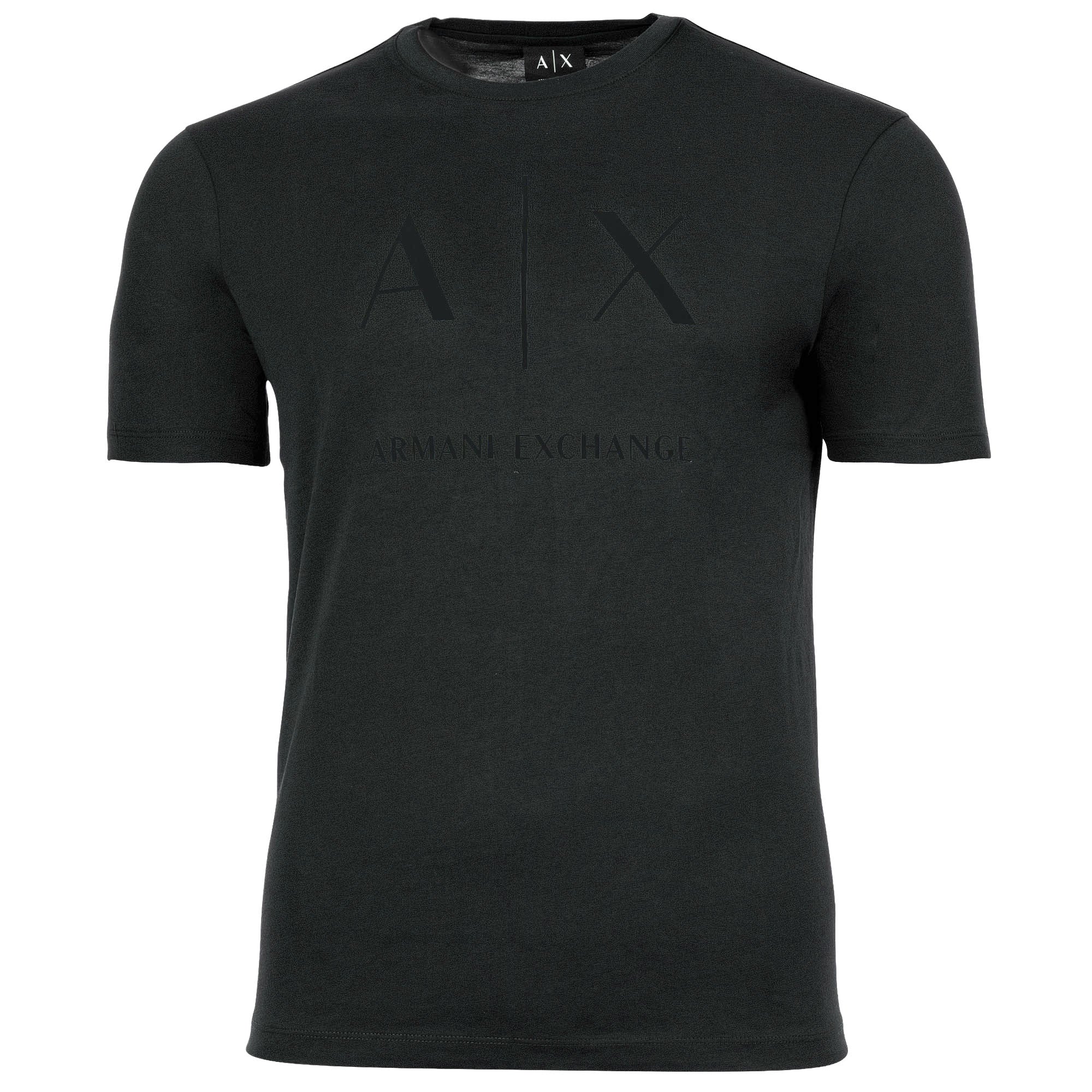A|X ARMANI EXCHANGE Herren T-Shirt - Rundhals, Kurzarm, Logoprint, Baumwolle