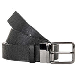 A|X ARMANI EXCHANGE Men’s Belt - One Size, Embossed Allover Logo, Pin Buckle