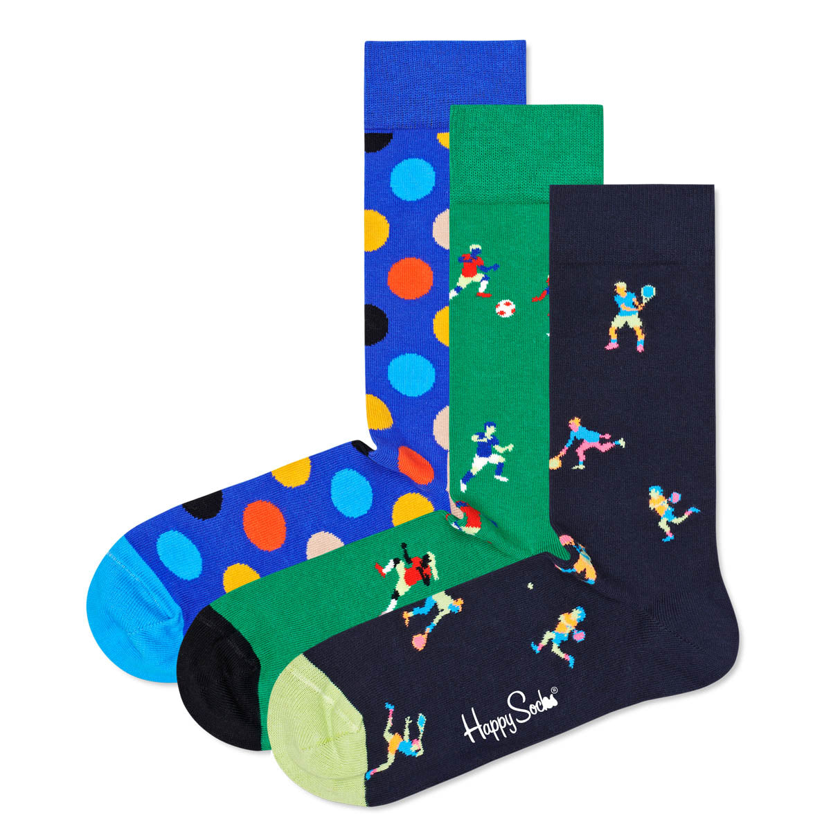 Happy Socks 3er Pack Unisex Socken - Geschenkbox, gemischte Farben