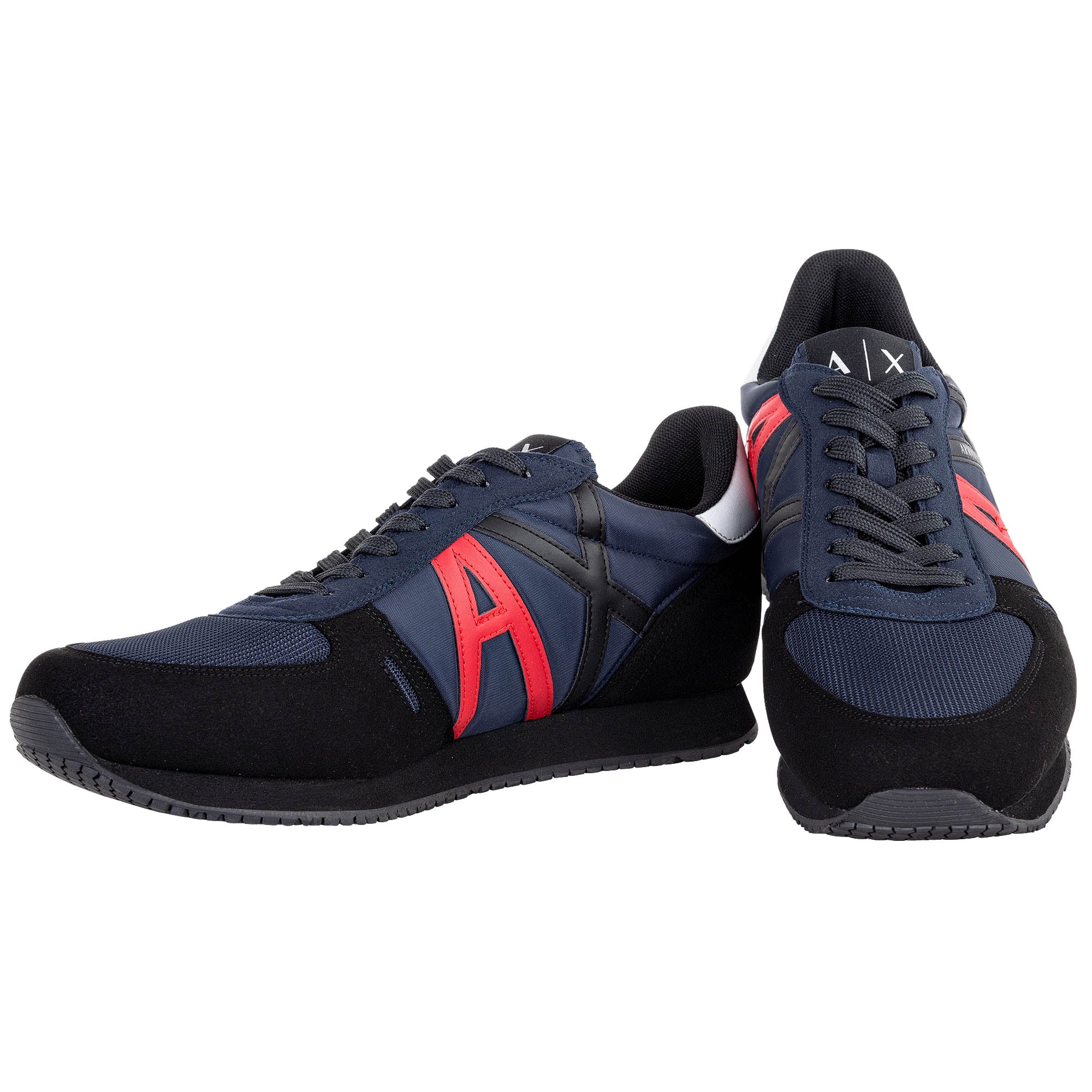 A|X ARMANI EXCHANGE Herren Sneaker Low - Schnür-Schuh, Retro, Logo, 41-46